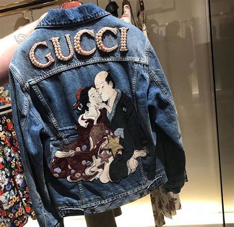 gucci denim jacket vintage.